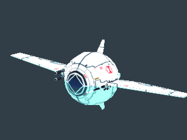 Possible concept for a 3D spaceship