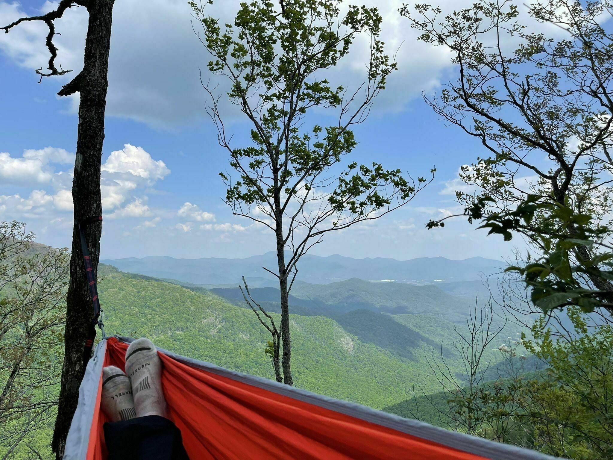 Carlos's view from his hammock